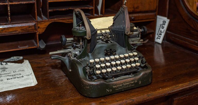 Old Jail typewriter