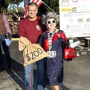 2022 St. Augustine Jail Break 5K costume contest third place winner